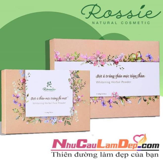 [Combo Mặt + Body] Ủ Trắng Thảo Mộc Rossie