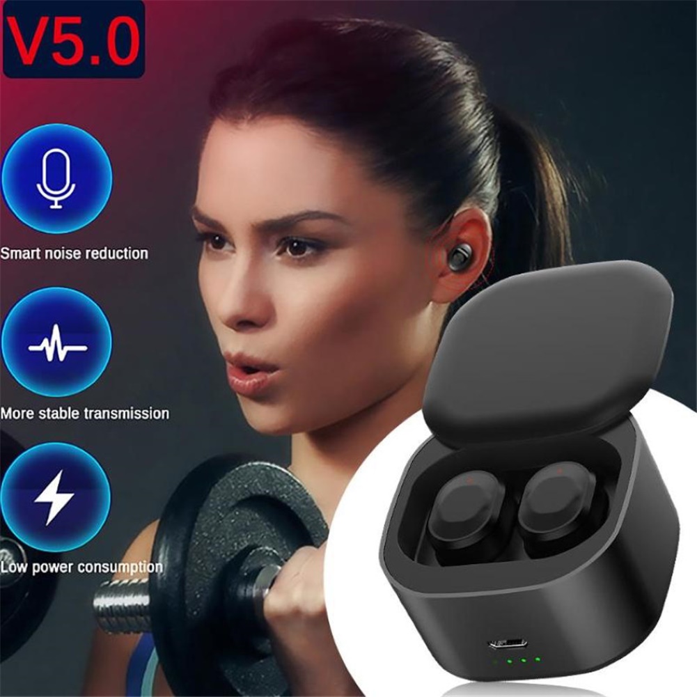 Cặp Tai Nghe Bluetooth 5.0 Kèm Phụ Kiện