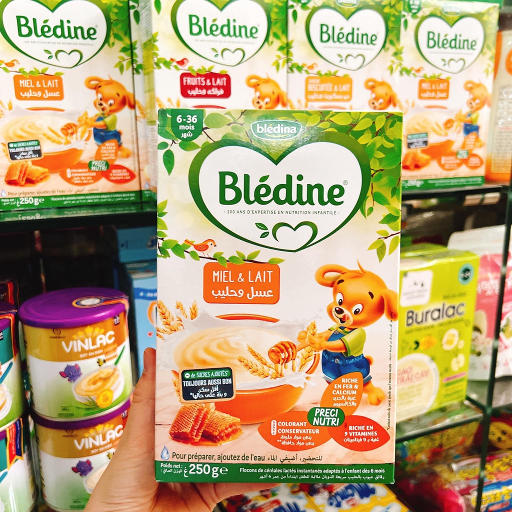 [5/2023] Bột ăn dặm Bledina 250gr đủ vị hàng Pháp cho bé