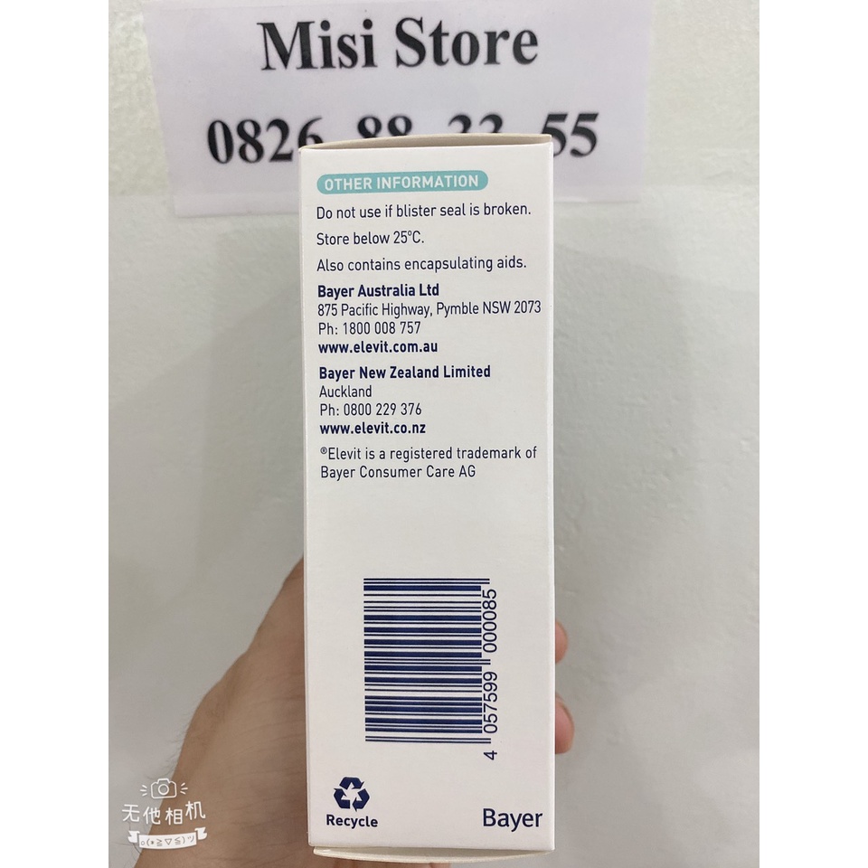 Elevit Sau Sinh Elevit Breastfeeding Của Úc, 60 viên