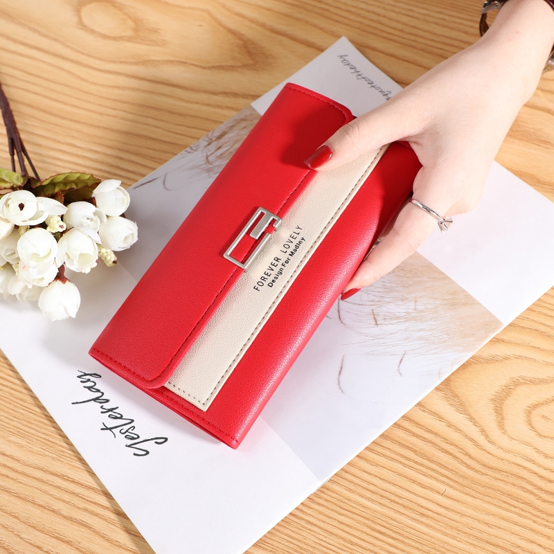 Ví Dài Sức Chứa Lớn Đa Năng Thời Trang Hàn Quốc Thanh Lịch Cho Nữ