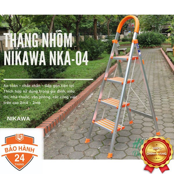 Thông số kỹ thuật thang ghế Nikawa NKA-04