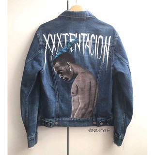 Ao khoac jeans xxtentacion