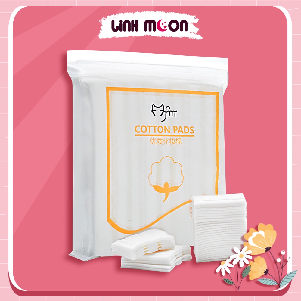 [Mã 155FMCGSALE giảm 7% đơn 500K] Bông Tẩy Trang Cotton Pads 3 Lớp Túi 222 Miếng Nội Địa Trung