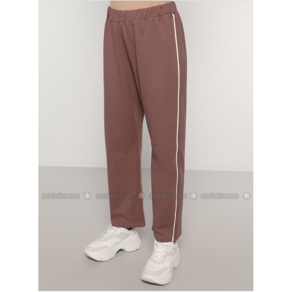 Quần baggy thể thao 1 sọc co giãn nhẹ
