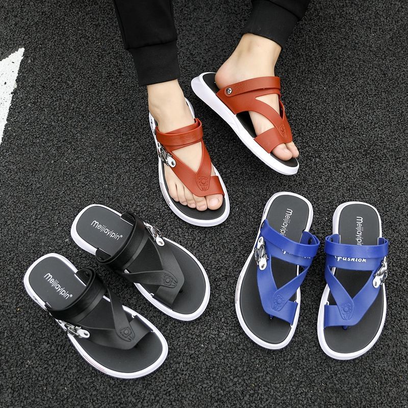 Oeteo Xăng đan Đế Bằng Chống Thấm Nước Thời Trang Đi Biển Cho Nam Giới