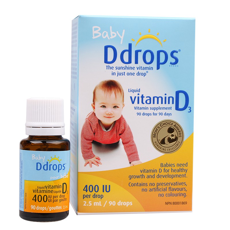 Vitamin D Drops Mỹ Lọ 90 Giọt