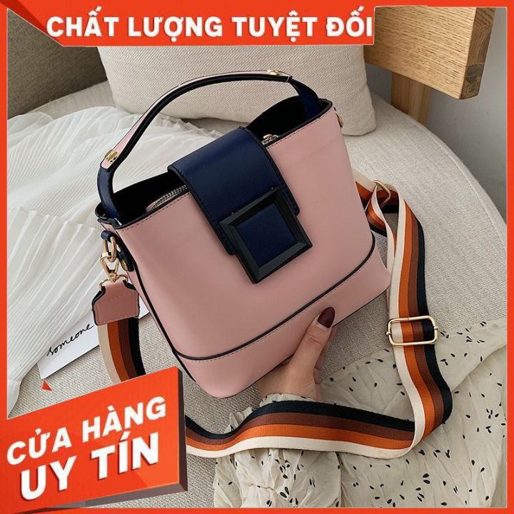 Túi Đeo chéo khóa vuông Hàn Quốc QN 01 | BigBuy360 - bigbuy360.vn
