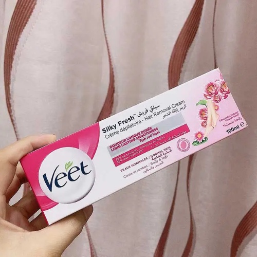 Kem tẩy lông Veet Silk &amp; Fresh nội địa Pháp 100ml cho da thường và da nhạy cảm - Shop Melyca