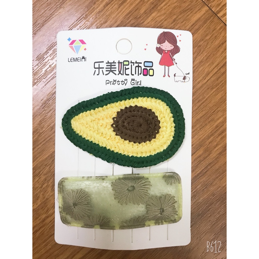 Sét 2 kẹp tóc hình dễ thương