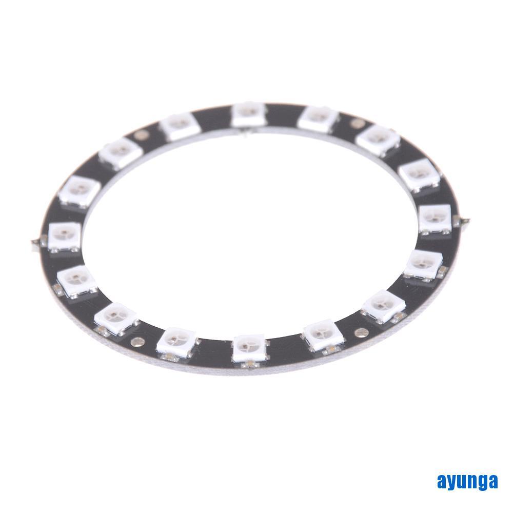 Vòng Đèn LED Ws2812b 5050 RGB 16Bit RGB + Điều Khiển Tích Hợp 68mm