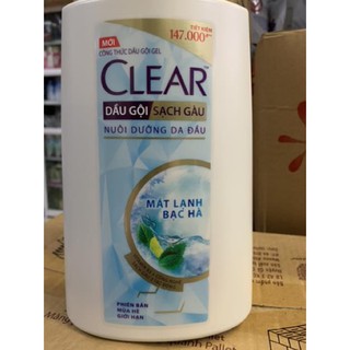 Dầu gội Clear Bạc Hà 1,4kg