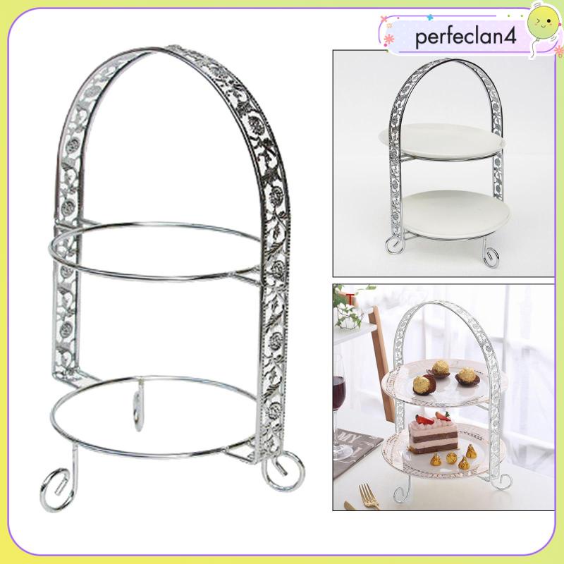 Giá Đỡ Trưng Bày Bánh Cupcake 2 Tầng Bằng Sắt Perfeclan4