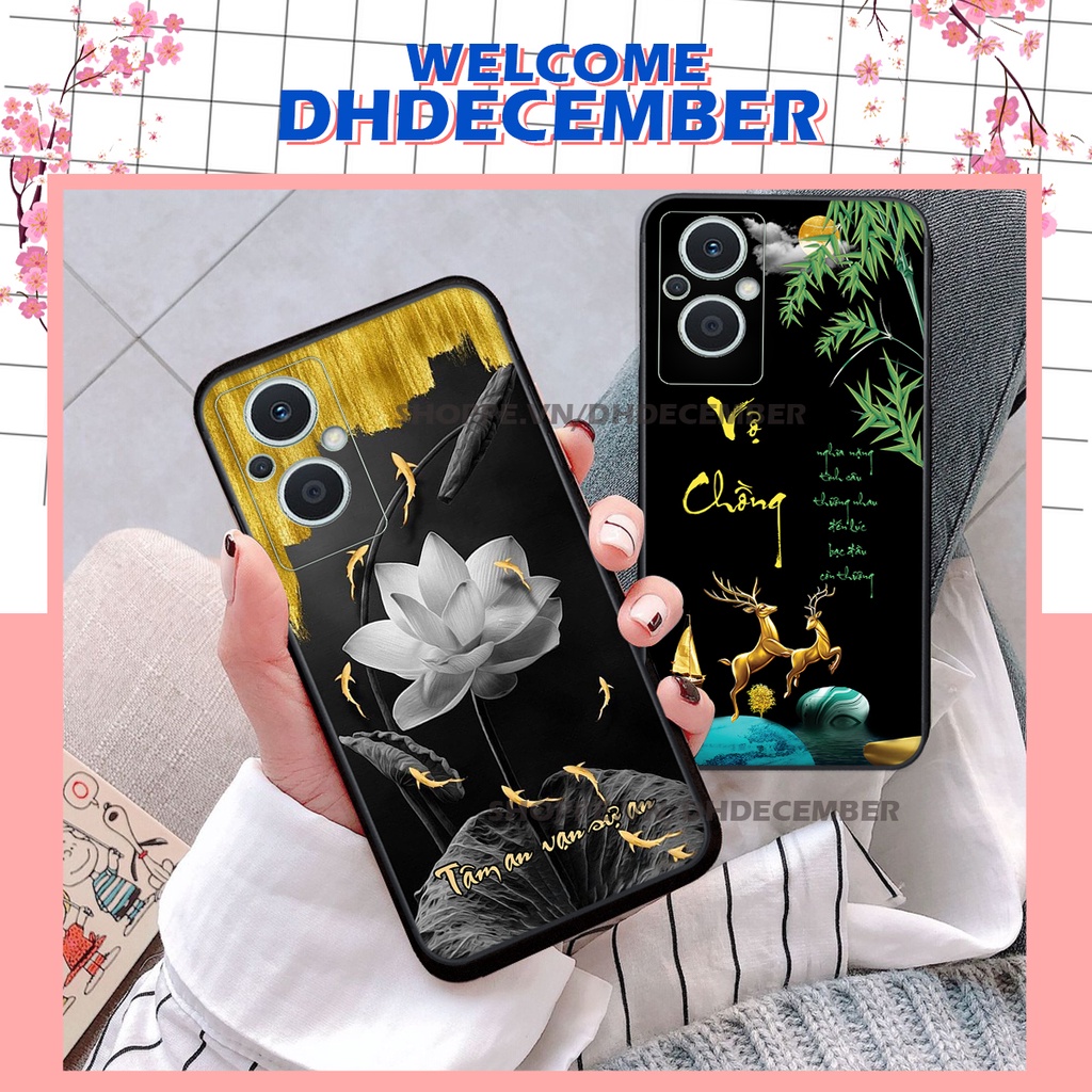 Ốp lưng Oppo RENO 7Z 5G in hình thư pháp tâm an vạn sự an ,mã đáo thành công SIÊU CHẤT
