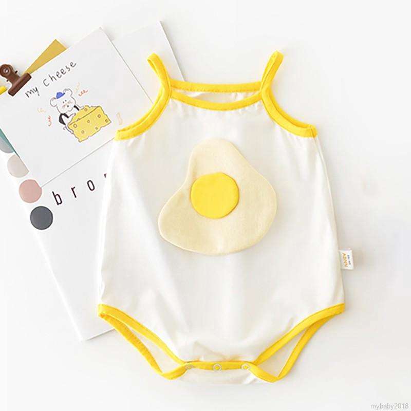 Bộ Bodysuit Một Mảnh Không Tay Dễ Thương Cho Bé Sơ Sinh