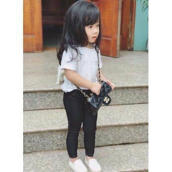 QUẦN LEGGING THUN GIẢ JEAN BÉ GÁI