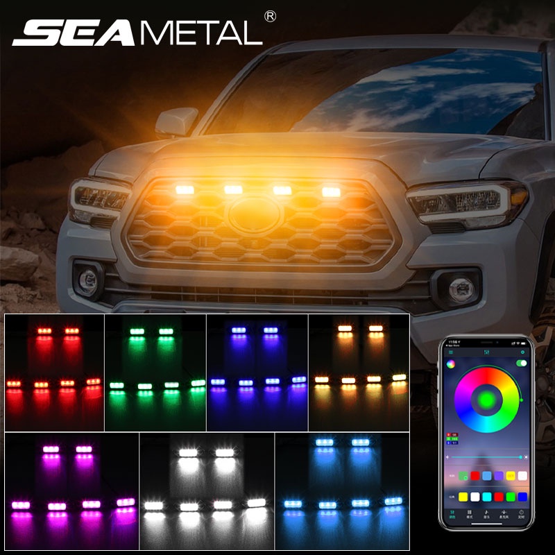 SEAMETAL Đèn LED DRL Điều Khiển Bằng APP Cho Xe Hơi