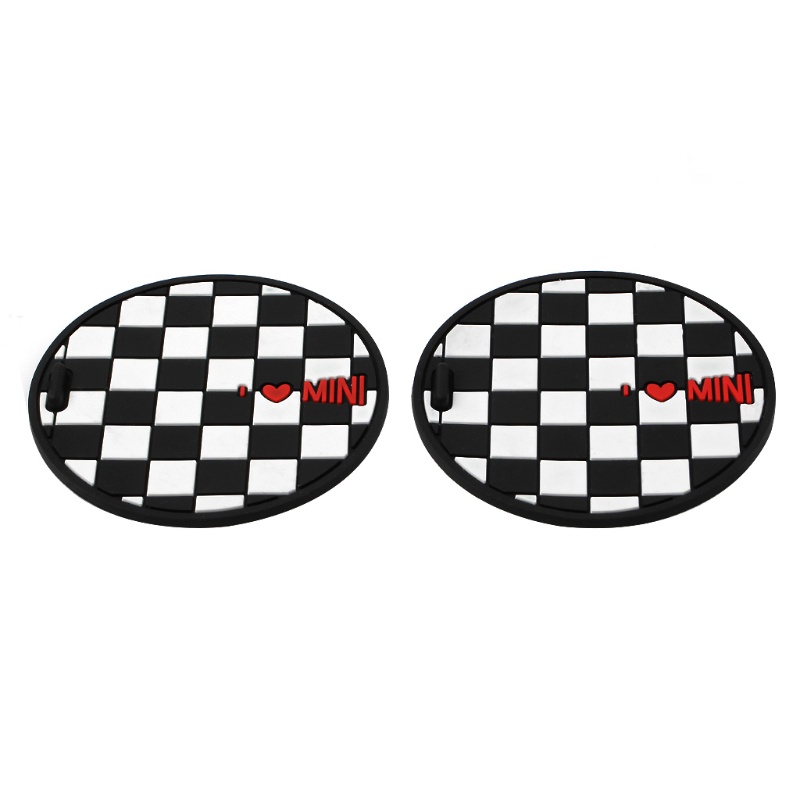 Miếng Lót Cốc Chống Trượt Bằng Silica Gel 7.7mm Cho Xe Hơi Bmw Mini Cooper 2011 2012 2013 R55 R56