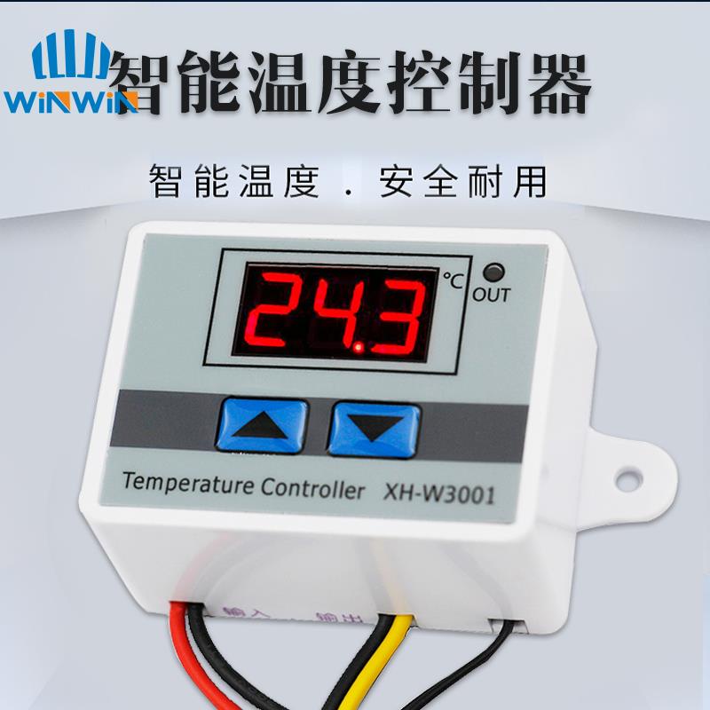 Bộ Điều Khiển Nhiệt Độ Đèn LED Kỹ Thuật Số 10A 12V 24V 220V XH-W3001