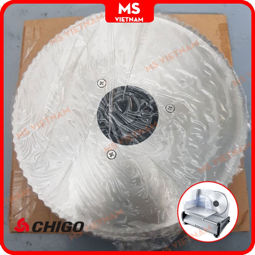 Lưỡi Dao Thay Thế Cho Máy Thái Thịt Đông/Thịt Chín Mini Đường Kính 190mm - MS Vietnam Plus
