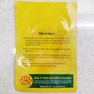 HẠT GIỐNG TẦN Ô NO 2 (CÚC TẺ) BỊCH 10 GR