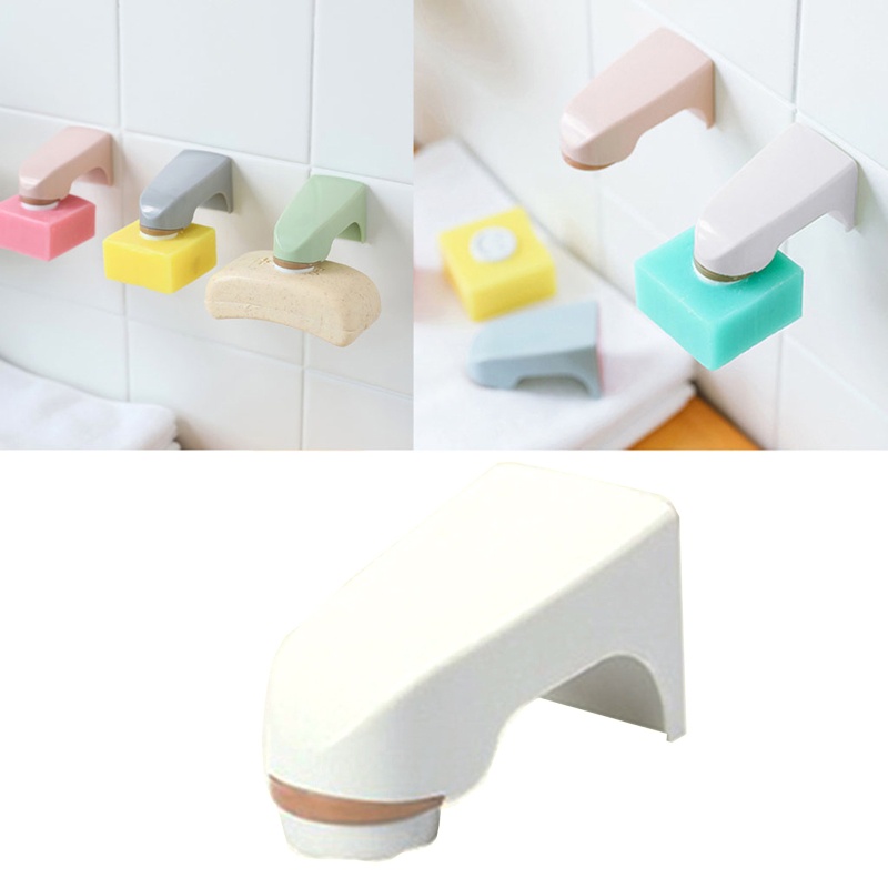 Giá Đỡ Xà Phòng Gắn Tường Có Nam Châm Chịu Lực Mạnh Tiện Dụng Cho Phòng Tắm