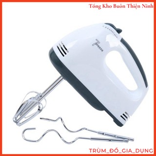 Máy đánh trứng đánh kem nhào bột 7 tốc độ 180W (Màu Trắng)