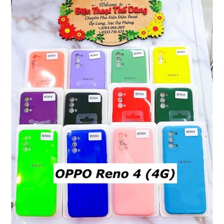 Ốp chống bẩn Oppo reno4 / Reno4 pro dẻo màu bảo vệ camera