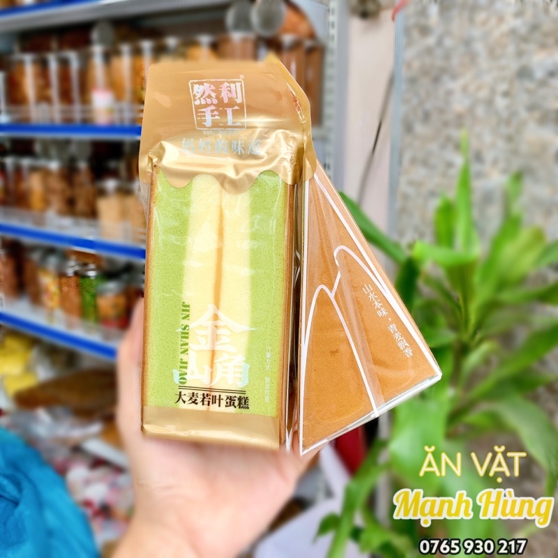 Bánh bông lan tam giác Đài Loan ăn vặt Mạnh Hùng giá rẻ