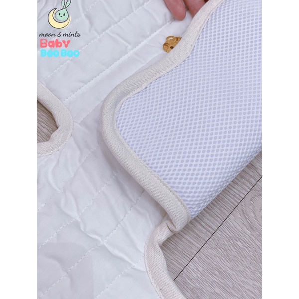 Lót xe đẩy 3D thoáng khí cho bé Moon&Mints, chất liệu siêu thoáng mát