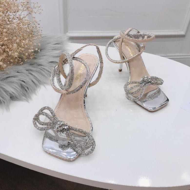 Sandal 7p Nơ Quai Đá Công Chúa Xinh Fullbox Bill Túi Cao Cấp
