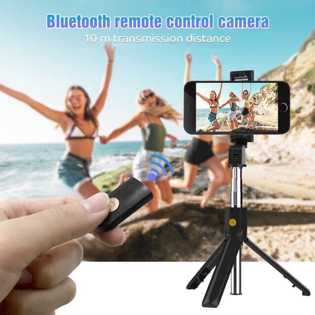 Gậy chụp ảnh tự sướng bluetooth 3 chân đa năng - Tripod K07