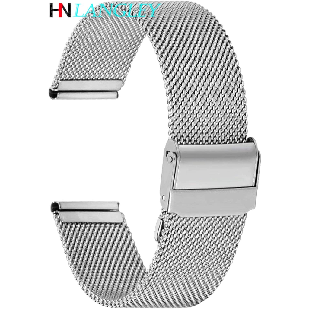 Dây Đồng Hồ Bằng Thép Không Gỉ 12mm 13mm 14mm 16mm 17mm 18mm 19mm 20mm 22mm