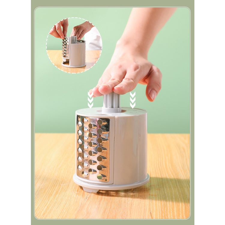 [Freeship] Dụng Cụ Thái Rau Củ Quả Đa Năng 4 in 1 Máy. Cắt Máy Bào Củ Qủa Đa Năng Nhỏ Gọn Tiện Lợi - BẨO HÀNH 1 ĐỔI 1