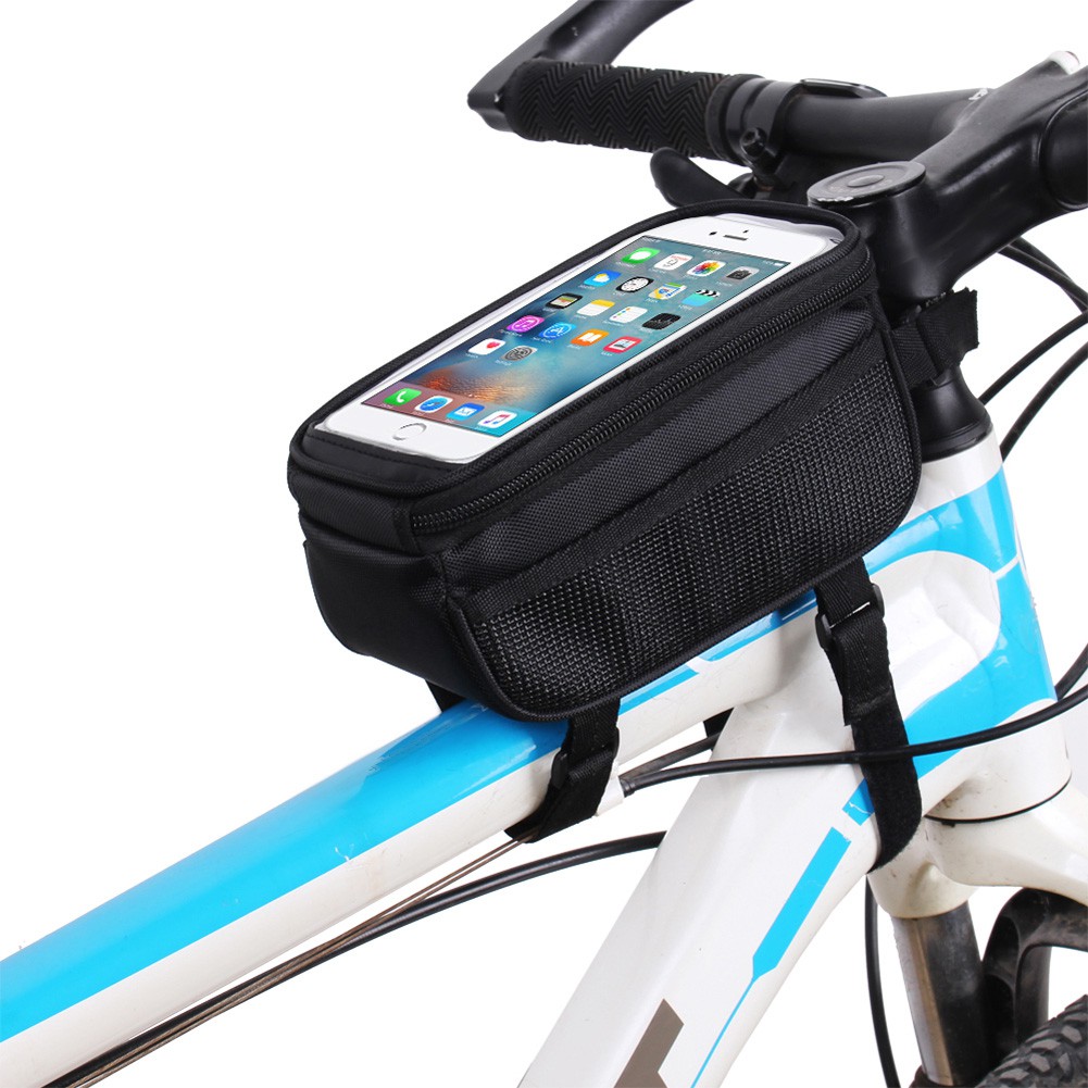 Túi Đựng Điện Thoại 5.0inch Chống Thấm Nước Gắn Khung Trước Xe Đạp