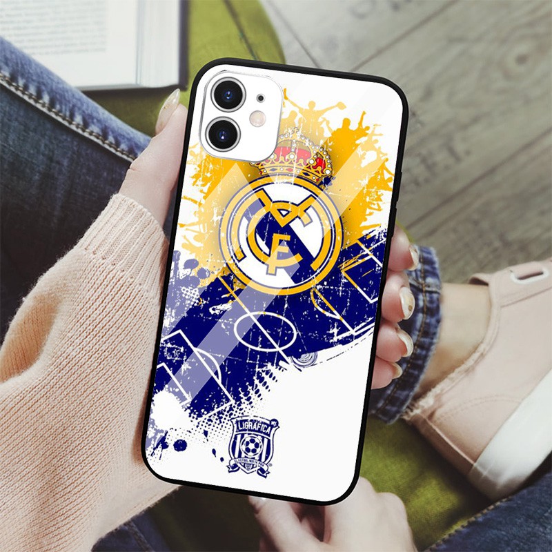 ⚡Ốp lưng iphone logo Real Madrid hot nhất ⚡ốp hàng độc iphone 6s/6/7/8 plus/x/xr/xs max/11 pro max/12 promax SPORT0102