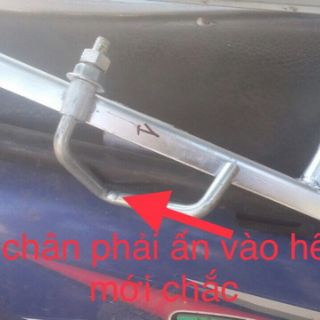 Giá chở hàng lắp xe máy Dream