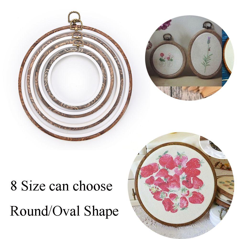 Khung Thêu Hình Tròn Bằng Gỗ 12-29cm DIY