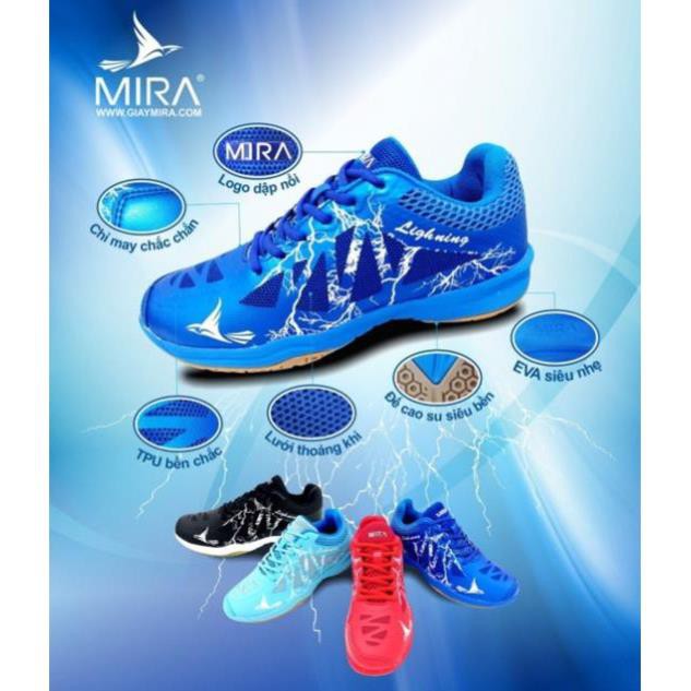 [ Rẻ vô địch] Giày thể thao Cầu Lông chính hãng MIRA tặng tất và hộp Xịn [ Chất Nhất ] 2020 bán chạy nhất việt nam ₛ