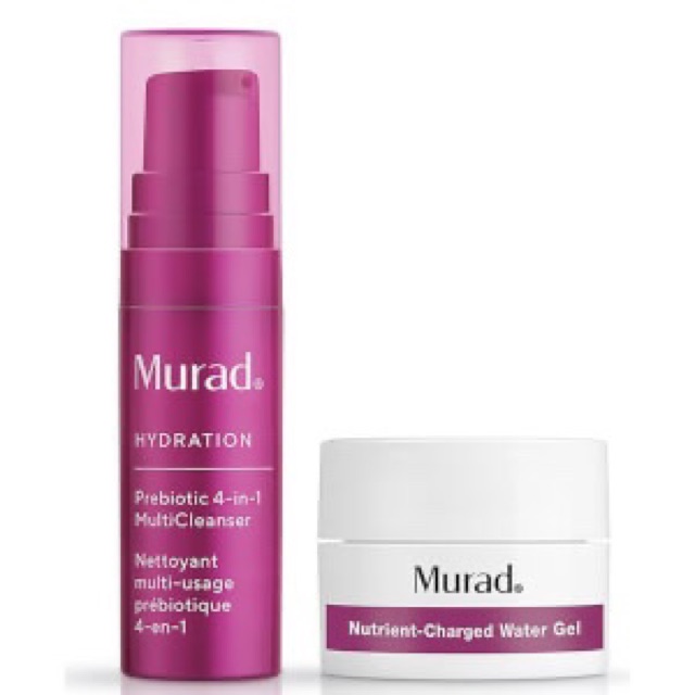 🌺 Bộ dùng thử mini Murad Prebiotic Cleanser and Water Gel Dou