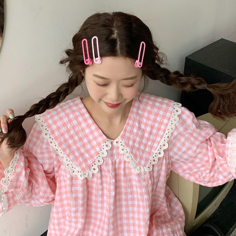Set 3 Kẹp Tóc Màu Kẹo Gradient Dễ Thương Dành Cho Nữ