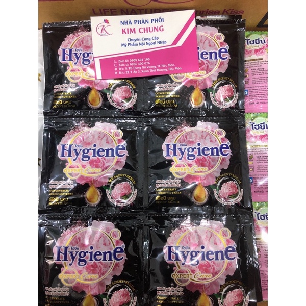 Dây 12 gói ❤️ Nước xả vải tinh dầu Hygiene Thái xả quần áo