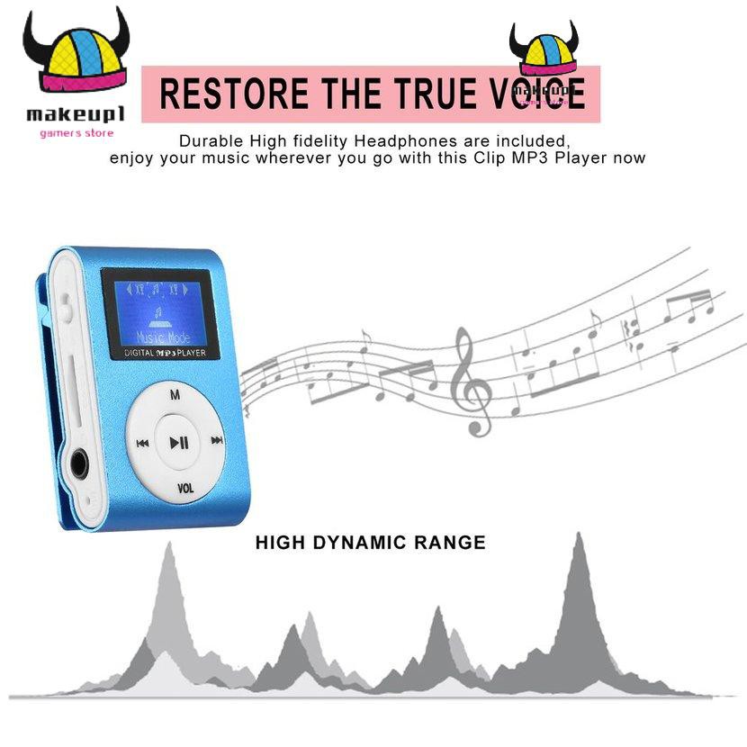 Máy Nghe Nhạc Mp3 Mini Đa Năng Có Màn Hình Lcd Rn-Mx-801