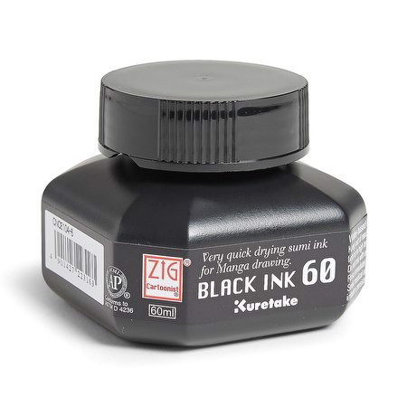 Mực Kuretake Black Ink/ Sumi Ink 60