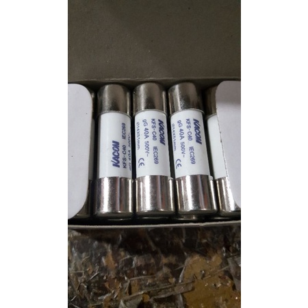 Cầu chì sứ  14x51 - 40A combo 5 cái