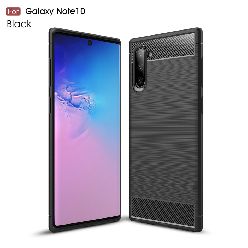 Ốp Điện Thoại Silicon TPU Mềm Sợi Carbon Chống Sốc Cho Samsung Galaxy Note 20 10 Plus Ultra A7 2018 S22 S20 S21 FE Plus Ultra