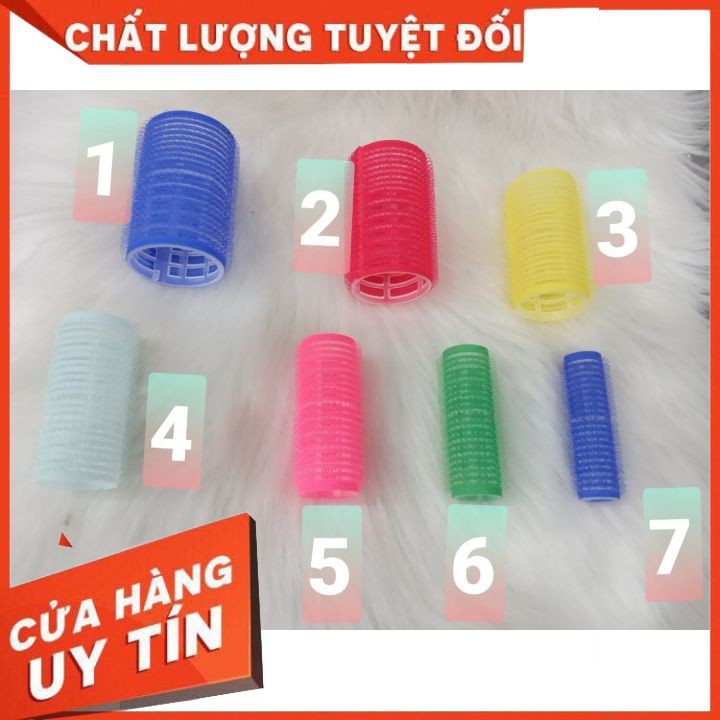 Ống lô gai dính trục lông quấn tóc tạo độ phồng tại nhà size lớn nhỏ  FREESHIP  xinh xắn quấn là tự dính không cần kẹp