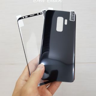 [ Ảnh thật ] Dán cường lực dẻo Samsung ( mặt trước + mặt sau ) S9 / S9 Plus