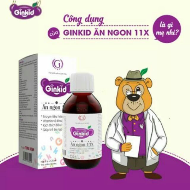 Ginkid ăn ngon cho bé