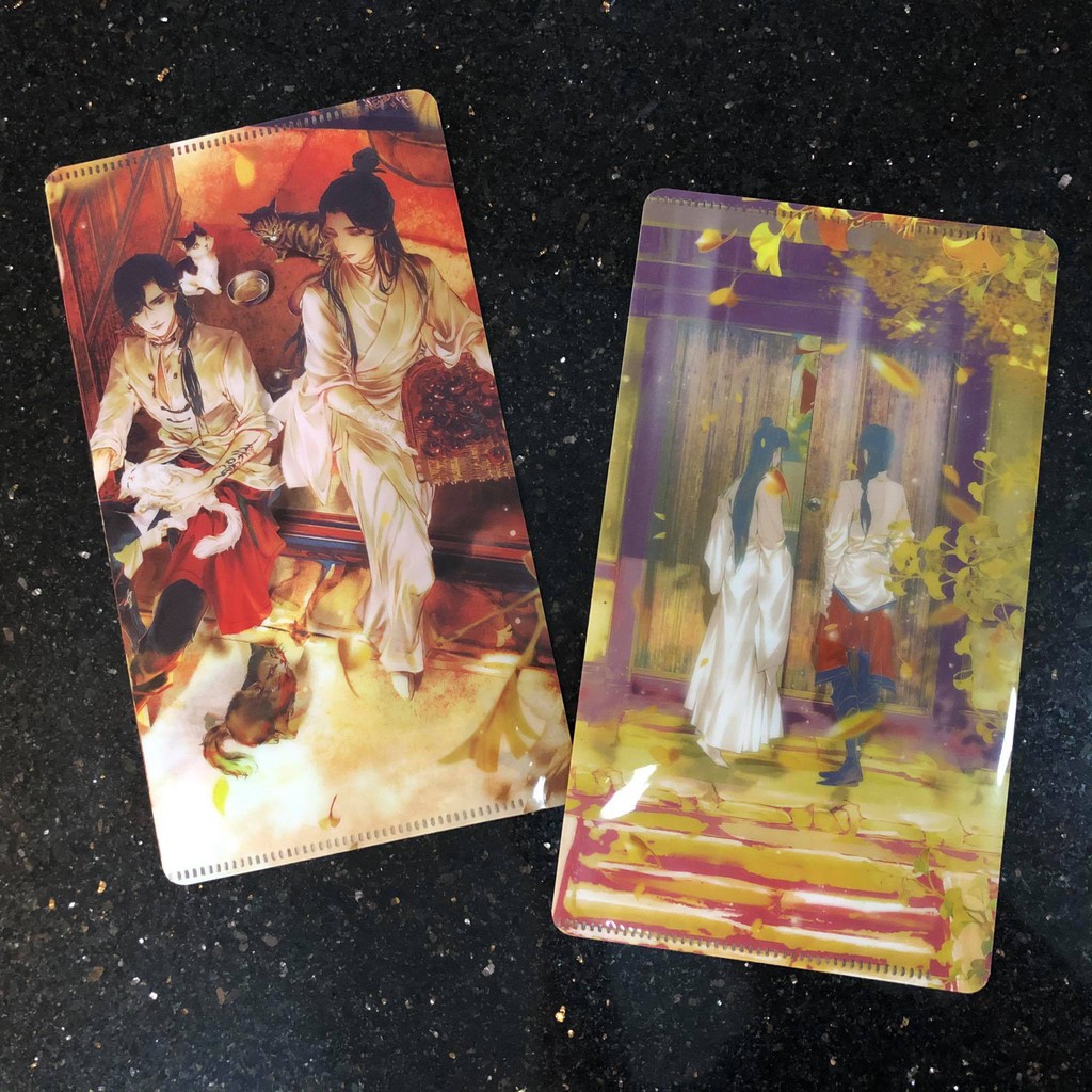 Combo 2 kẹp tài liệu mini Thiên Quan Tứ Phúc manhua STARember minh họa, chính hãng Bilibili
